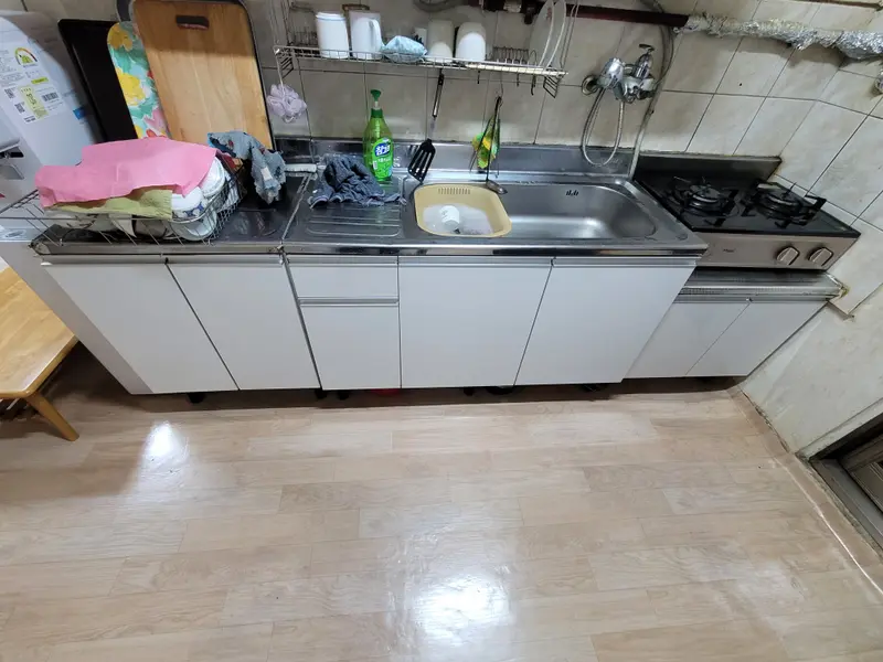 원룸 싱크대 문짝 교체 시공 사진 7