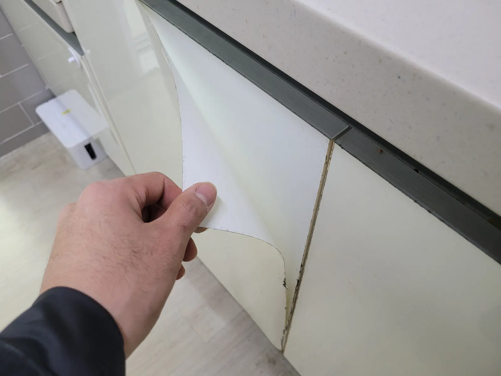 싱크대 부분 리폼 시공 사진 3